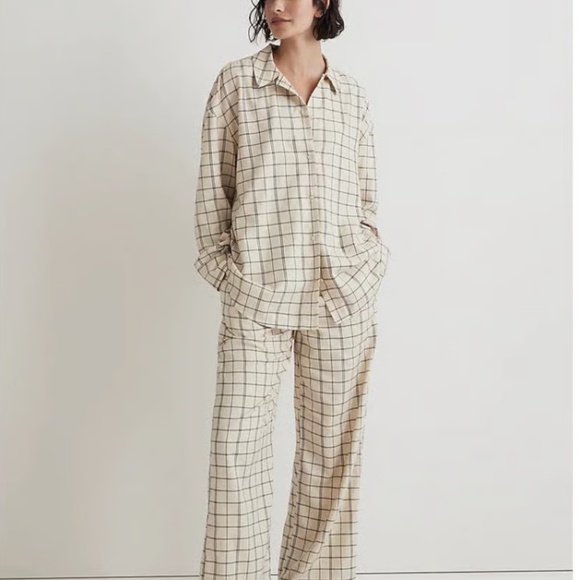 Madewell Other - Madewell NWT Plaid Flannel Pajama Set SZ S